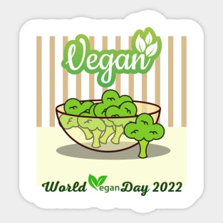"I'm So fresh" Vegan day 2022 Sticker